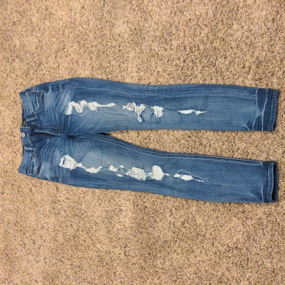 Express distressed jeans